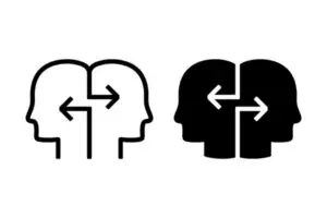 interpersonal relationship icon illustration vector 600nw 2254071245